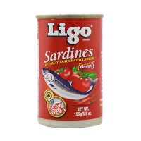 SARDINES IN TOMATO SAUCE CHILI ADDED 155G LIGO